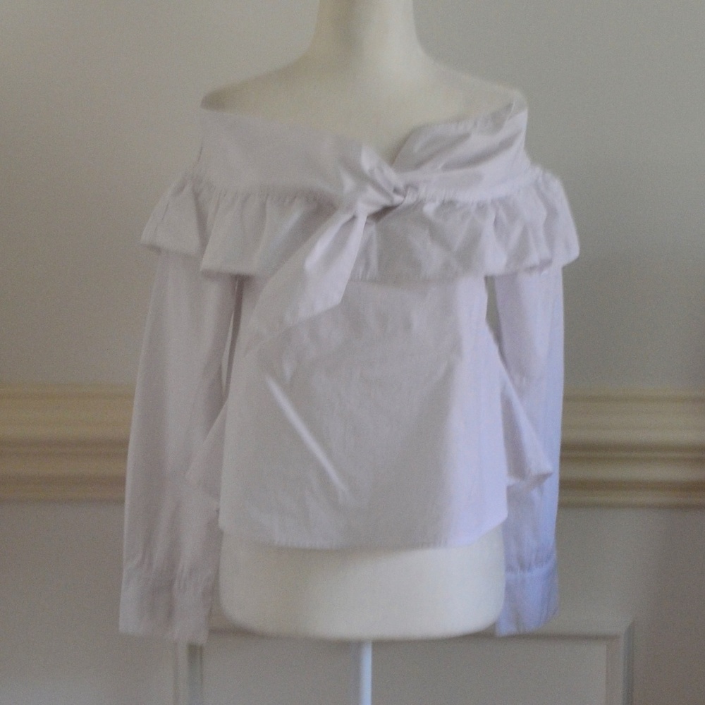 The Fifth Label White Off the Shoulder Top, Size S